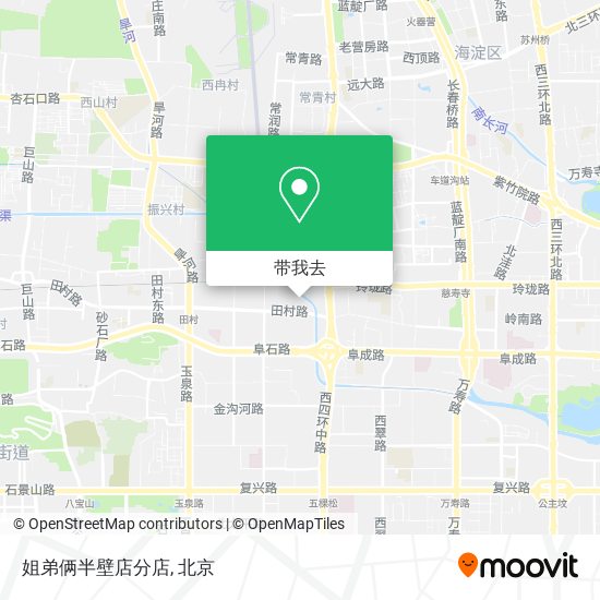 姐弟俩半壁店分店地图