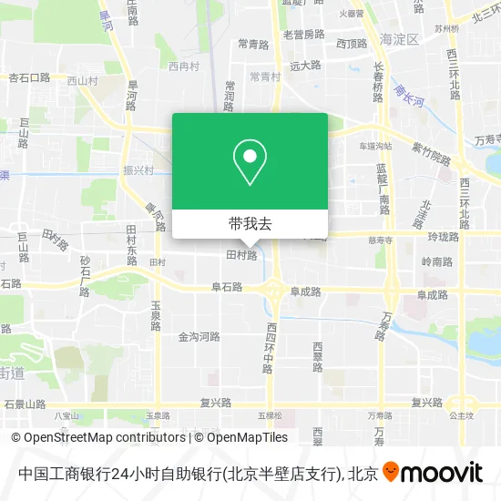中国工商银行24小时自助银行(北京半壁店支行)地图