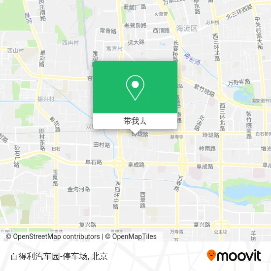 百得利汽车园-停车场地图