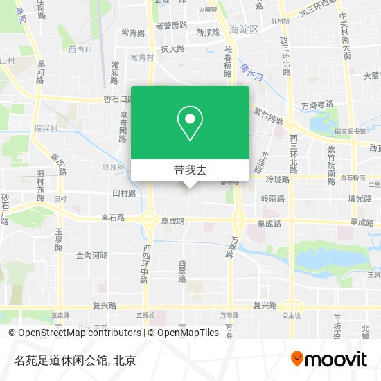 名苑足道休闲会馆地图