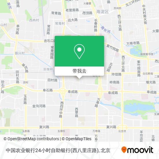 中国农业银行24小时自助银行(西八里庄路)地图