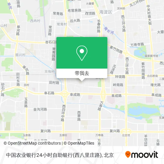 中国农业银行24小时自助银行(西八里庄路)地图