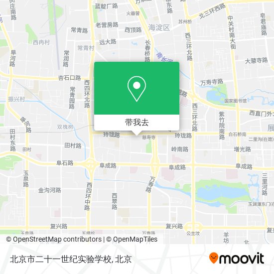 北京市二十一世纪实验学校地图