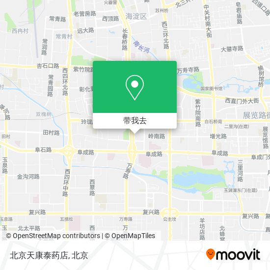 北京天康泰药店地图