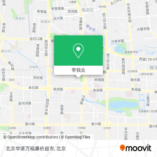 北京华派万福廉价超市地图