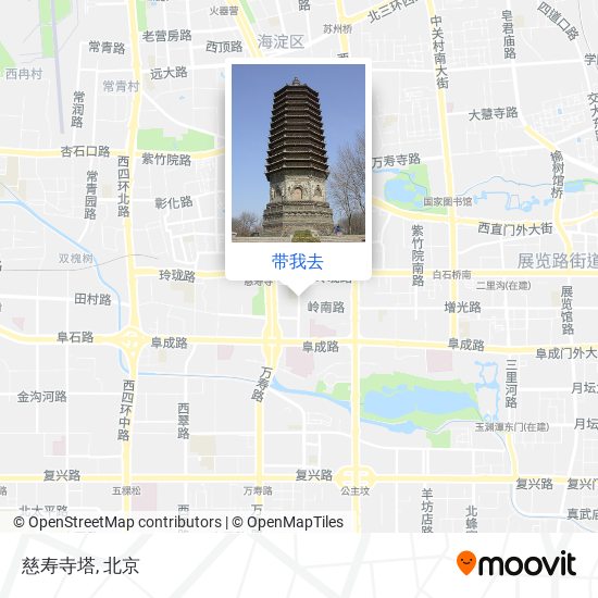 慈寿寺塔地图