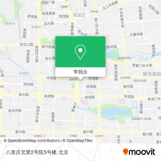 八里庄北里2号院5号楼地图