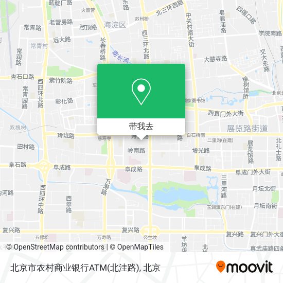 北京市农村商业银行ATM(北洼路)地图