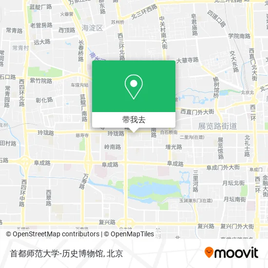 首都师范大学-历史博物馆地图