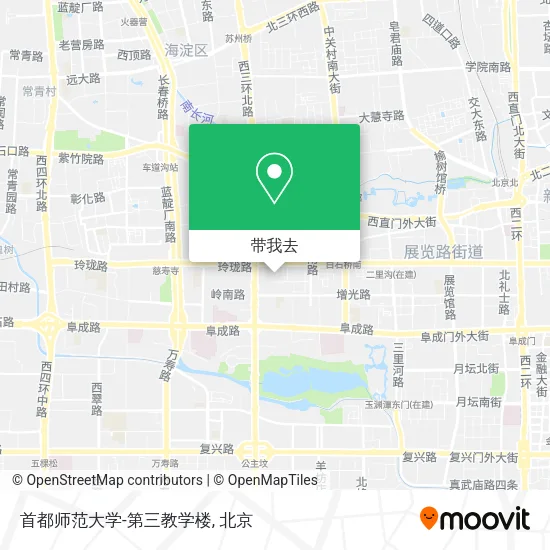 首都师范大学-第三教学楼地图