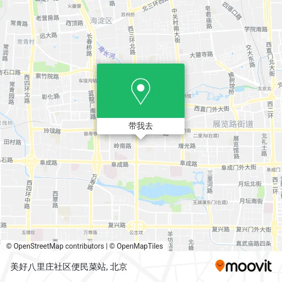 美好八里庄社区便民菜站地图