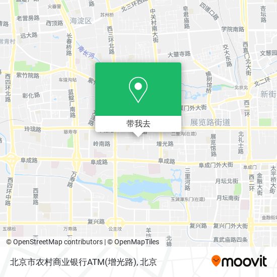 北京市农村商业银行ATM(增光路)地图