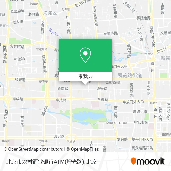 北京市农村商业银行ATM(增光路)地图
