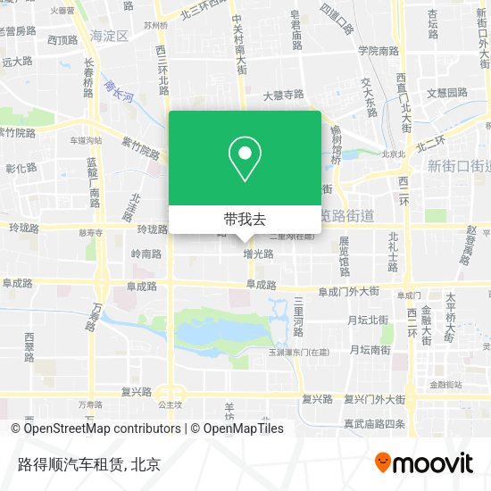 路得顺汽车租赁地图