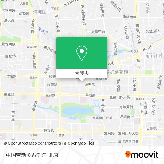 中国劳动关系学院地图