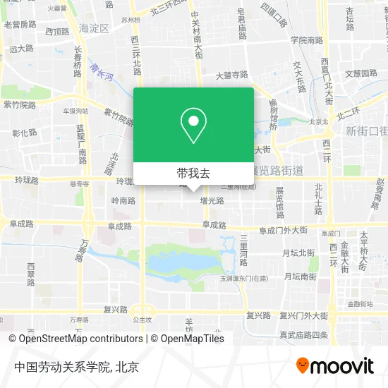 中国劳动关系学院地图