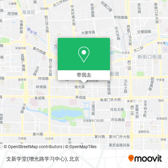 文新学堂(增光路学习中心)地图