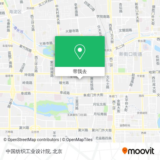 中国纺织工业设计院地图