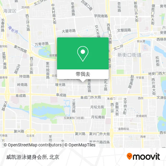 威凯游泳健身会所地图