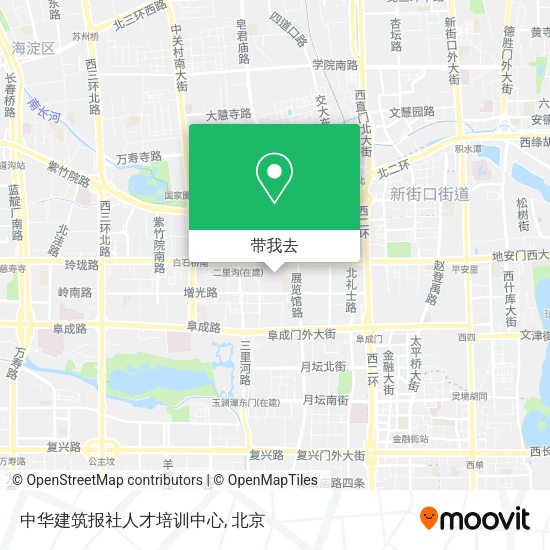 中华建筑报社人才培训中心地图