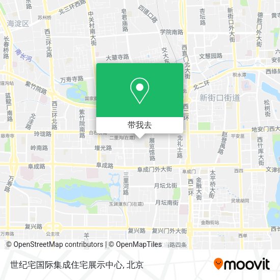 世纪宅国际集成住宅展示中心地图