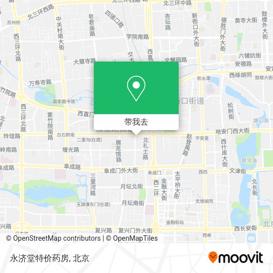 永济堂特价药房地图