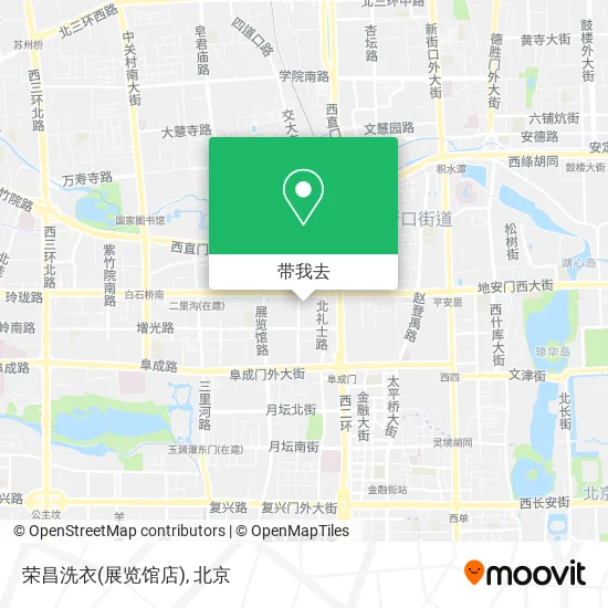 荣昌洗衣(展览馆店)地图