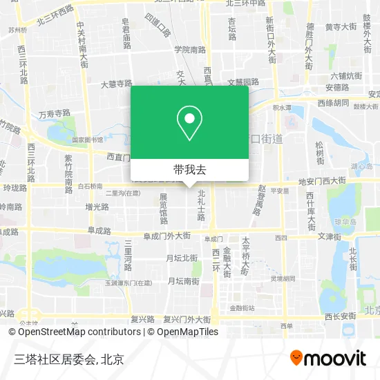 三塔社区居委会地图