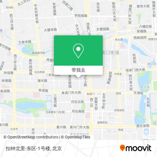 扣钟北里-东区-1号楼地图