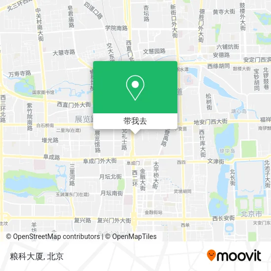 粮科大厦地图