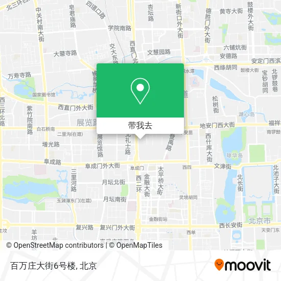 百万庄大街6号楼地图