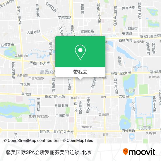 馨美国际SPA会所罗丽芬美容连锁地图