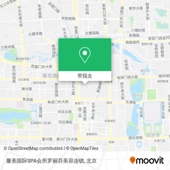 馨美国际SPA会所罗丽芬美容连锁地图