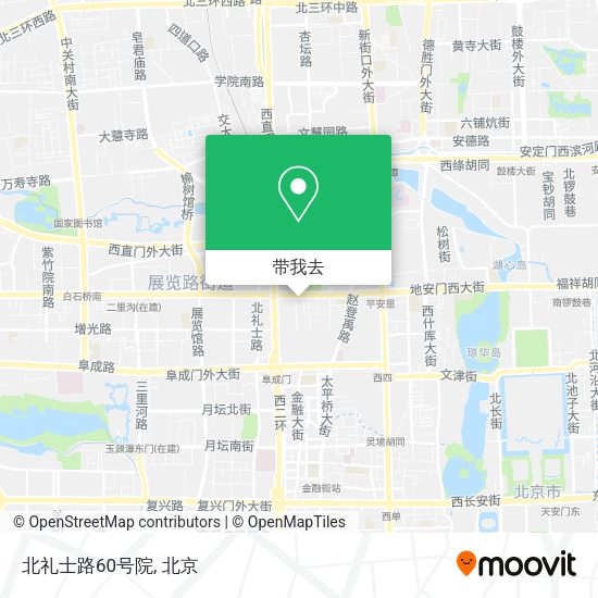 北礼士路60号院地图