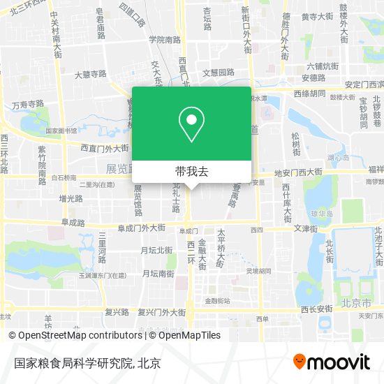 国家粮食局科学研究院地图