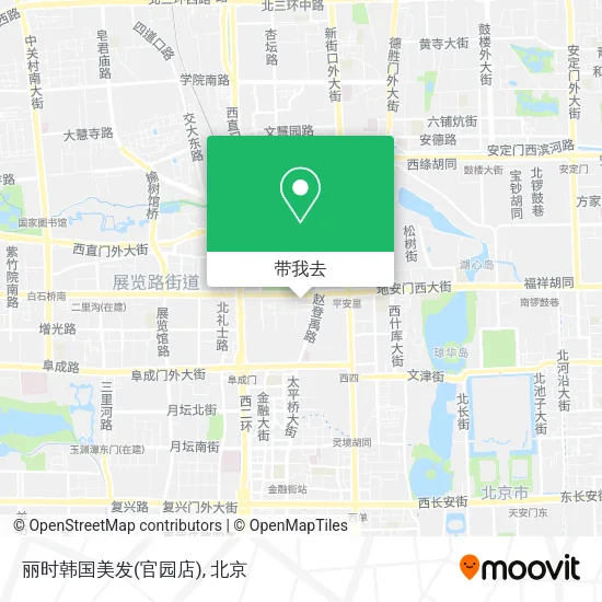 丽时韩国美发(官园店)地图