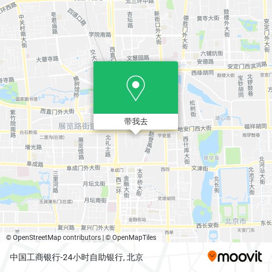 中国工商银行-24小时自助银行地图