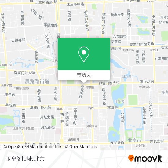 玉皇阁旧址地图