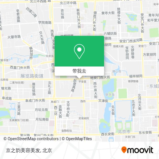 京之韵美容美发地图