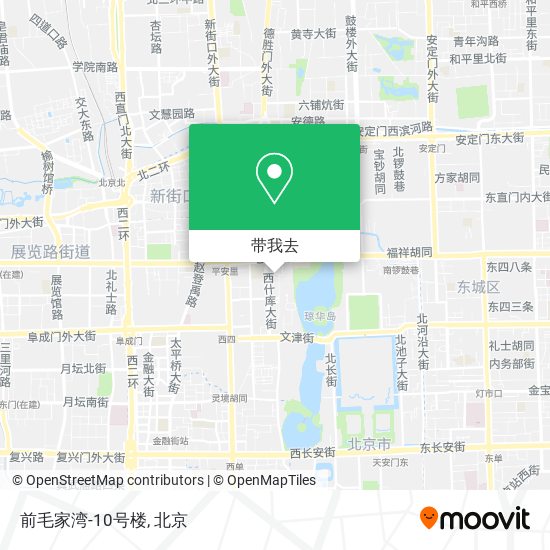前毛家湾-10号楼地图