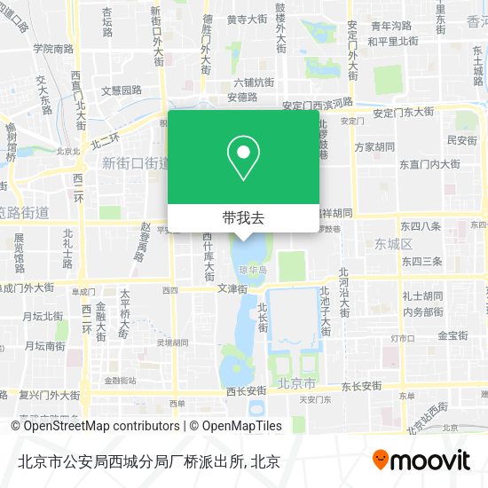 北京市公安局西城分局厂桥派出所地图