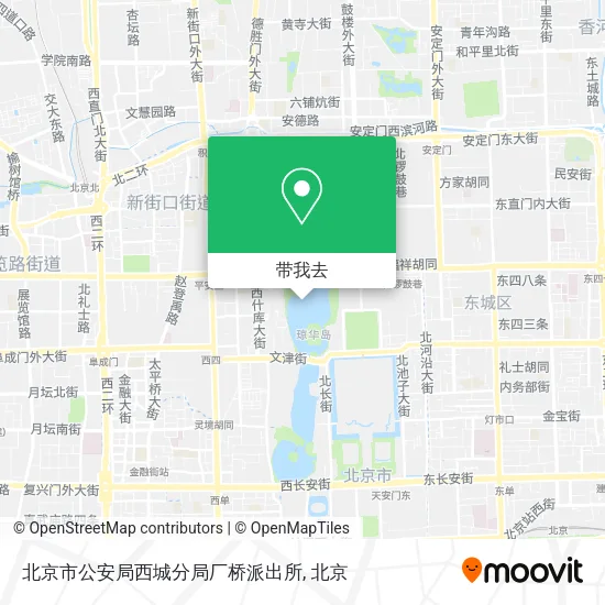 北京市公安局西城分局厂桥派出所地图