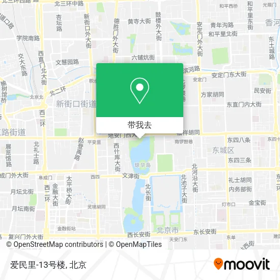 爱民里-13号楼地图