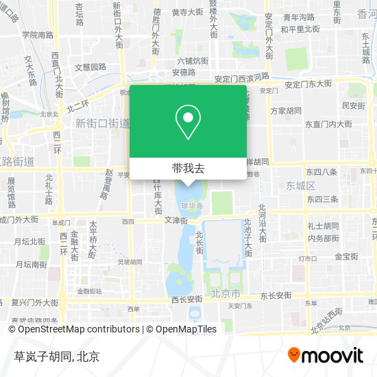草岚子胡同地图