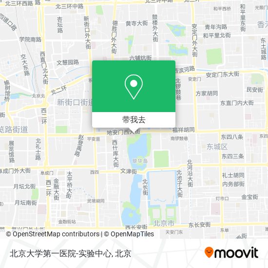 北京大学第一医院-实验中心地图