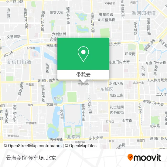 景海宾馆-停车场地图