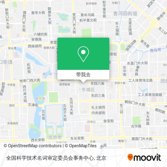 全国科学技术名词审定委员会事务中心地图