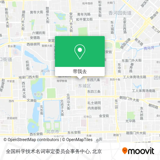 全国科学技术名词审定委员会事务中心地图