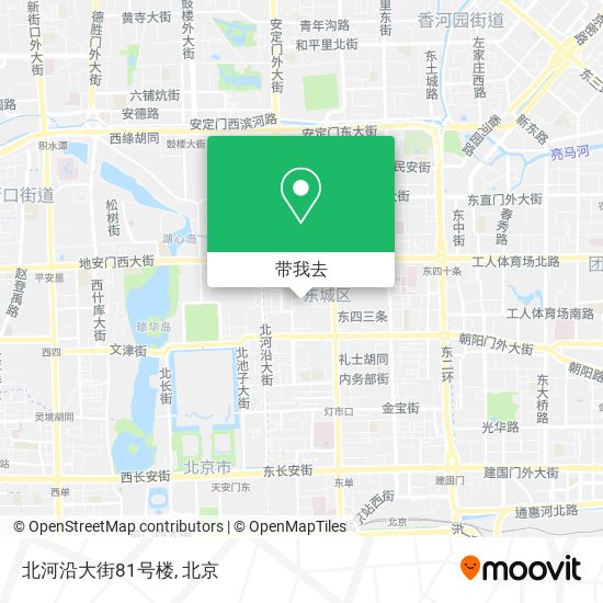 北河沿大街81号楼地图