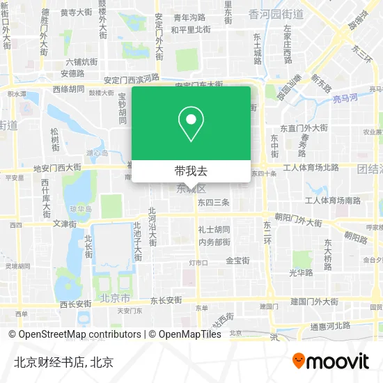 北京财经书店地图